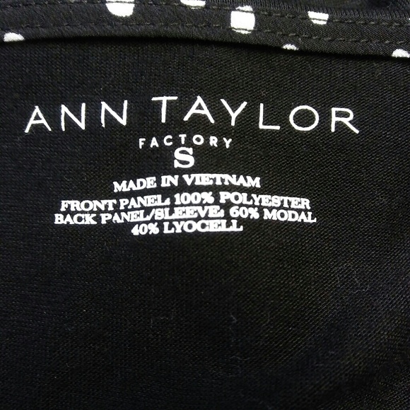 Ann Taylor Factory Polka Dot Blouse, S - Picture 4 of 4